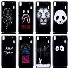 Panda Tiger Soft TPU Silicone Phone Case For Lenovo K3 Note A7000 Case 5 5 Back