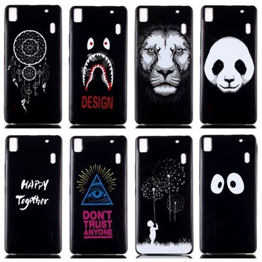 Panda Tiger Soft TPU Silicone font b Phone b font Case For Lenovo K3 Note A7000