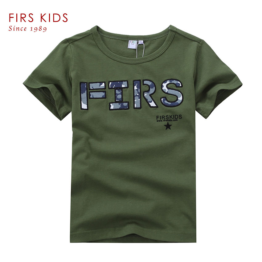FIRS KIDS 2015 new fashion 100 Cotton summer children t shirt boys clothes kids clothes for