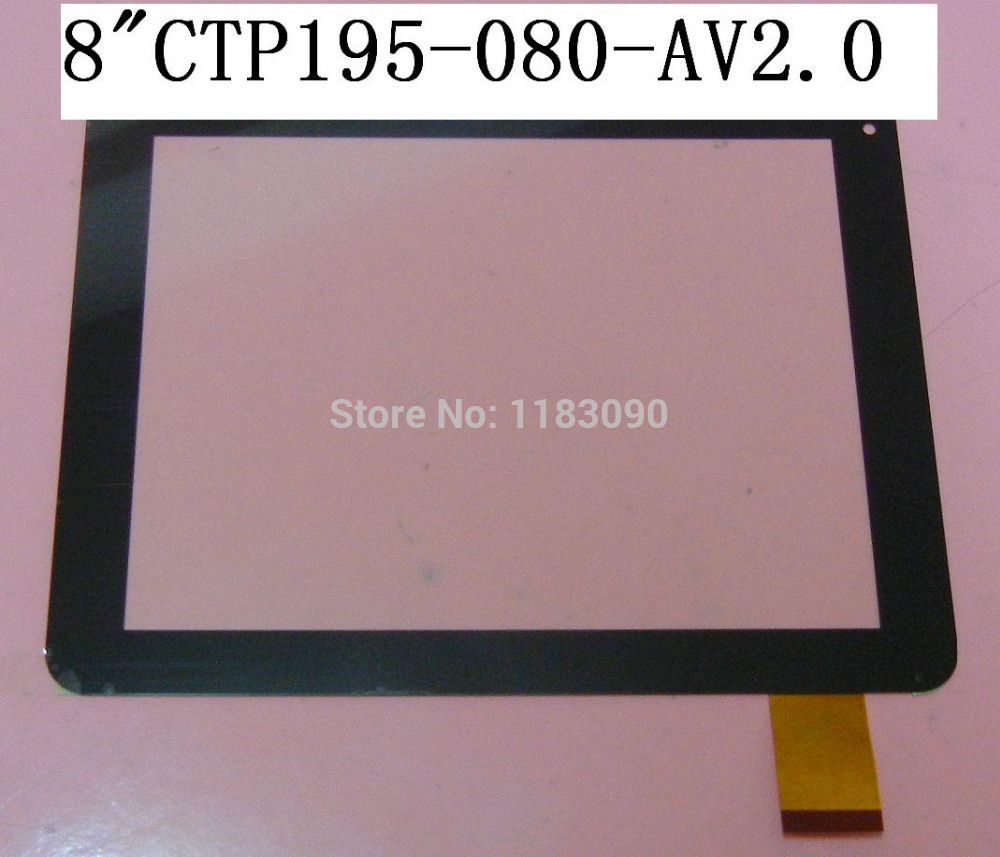 5pcs/lot 100% original new 8'' inch tablet touch screen capacitor screen handwritten screen touch screen CTP195-080AV