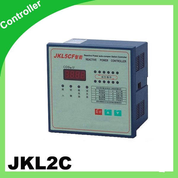 JKL2C power factor controller for power factor correction bank 220v 50hz 8step