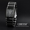 CHENXI Brand Luxury Lovers Watch Men Fashion Casual Quartz Watches Women Dress Rhinestone Couple Wristwatch Relogio