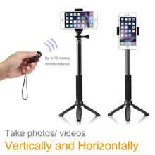 For Samsung Galaxy /For Sony Xperia 2015 Newset Camera Photo Selfie Stick Extendable Monopod+Tripod+Bluetooth Remote Shutter