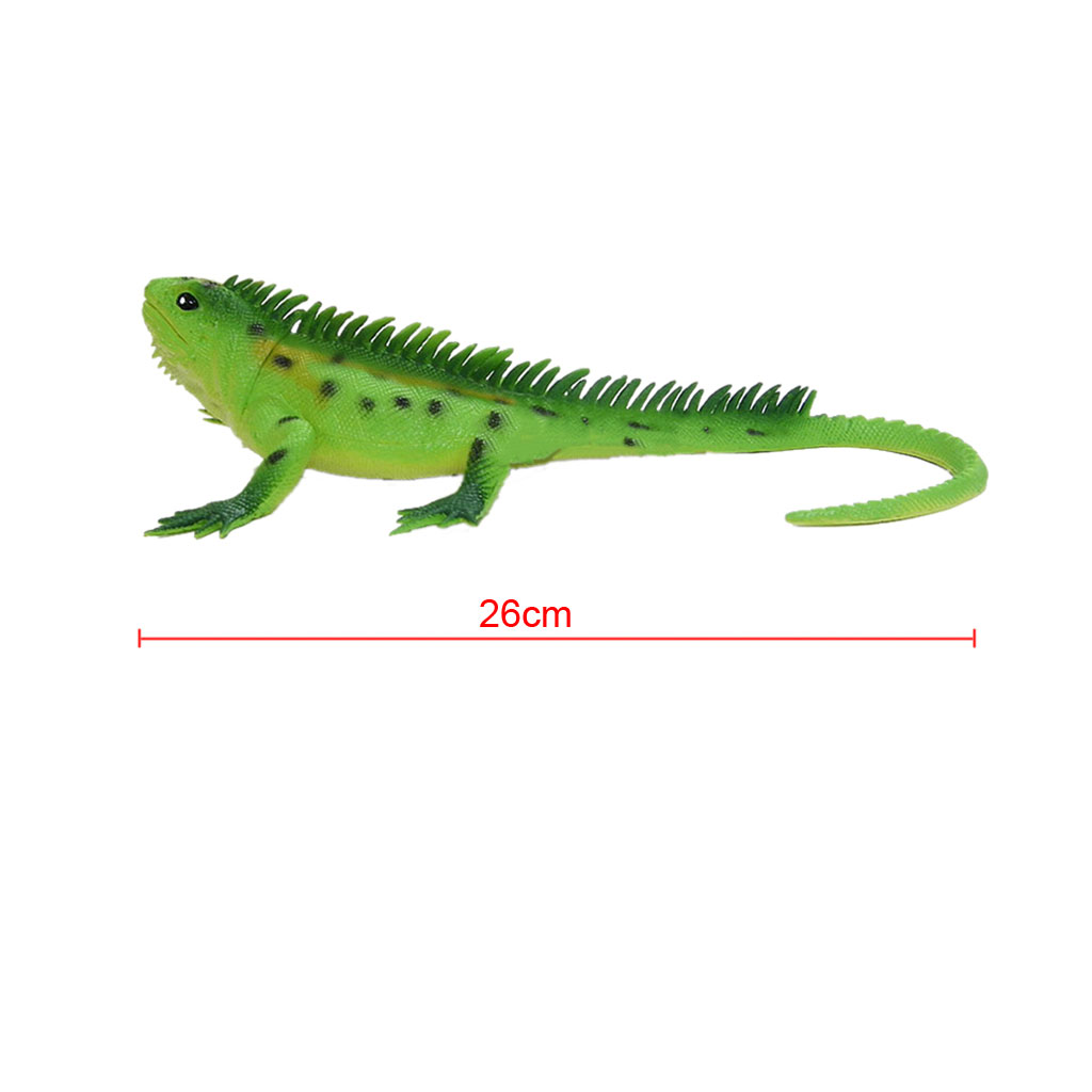 10pcs Vivid Reptile Animal Rubber Gecko Model Figure Educational Toy 5x3cm 