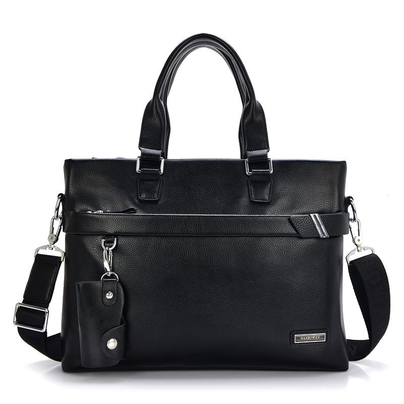 Hot Sale Vintage font b Men s b font Genuine Leather Business Bag Male Briefcase Bolsa