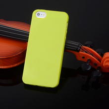 Candy Color Silicone TPU Gel Soft Case For Apple iPhone 5 5S Rubber Material Soft Back