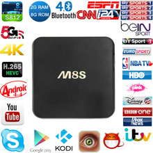 M8S Android Iptv Set Top Box With One Year Iudtv Iptv Account Iptv Apk Free Include 900 Channels Sky sports