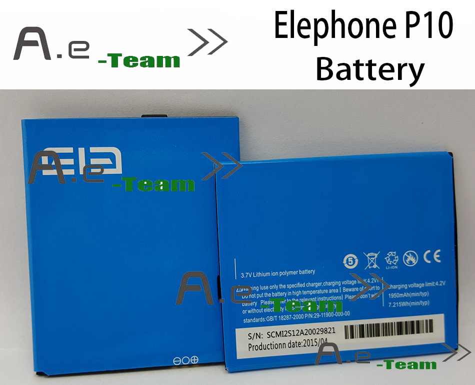Elephone P10 Battery High Quality 100 Original 1950mAh Li ion Battery Replacement for Elephone P10 P10C