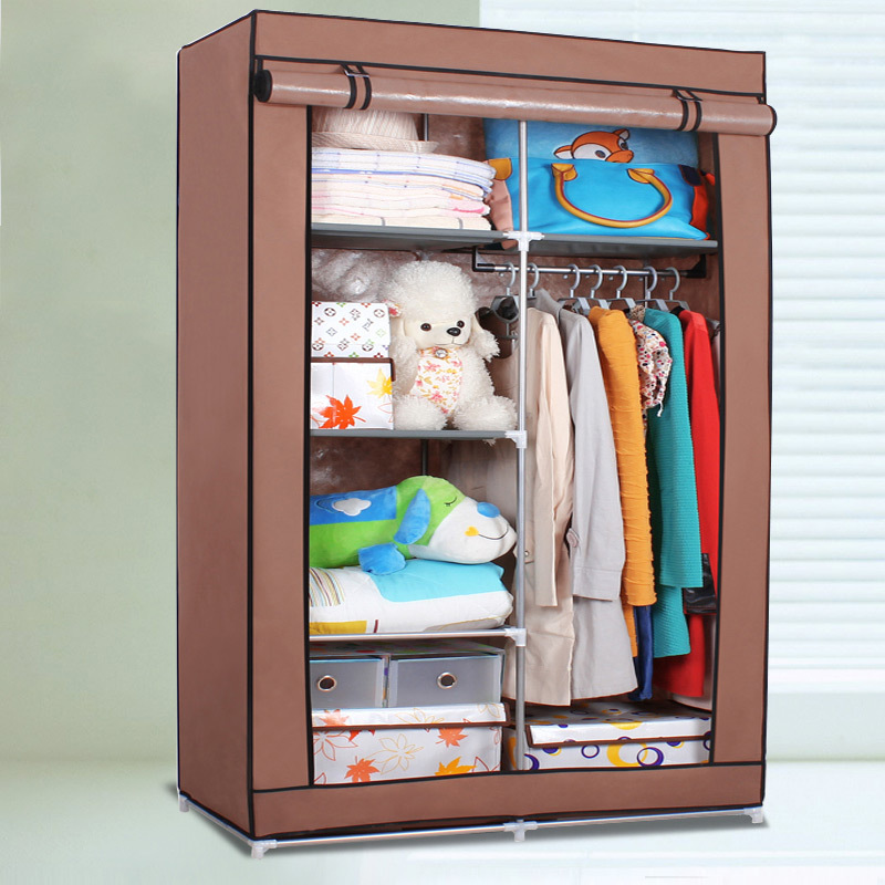 Купить складной портативный гардероб кабинет сгущаться стальная рама ...