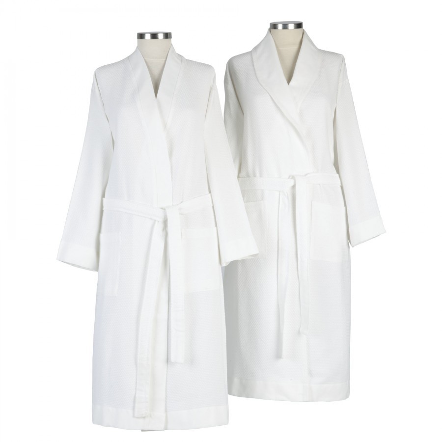 waffle bathrobes 100% cotton robe long-sleeve love...