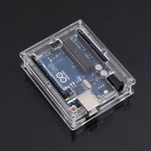 Uno MEGA328P Case Enclosure Transparent Acrylic Box Clear Cover Compatible with Arduino UNO R3 Diy Free Shipping DropShipping