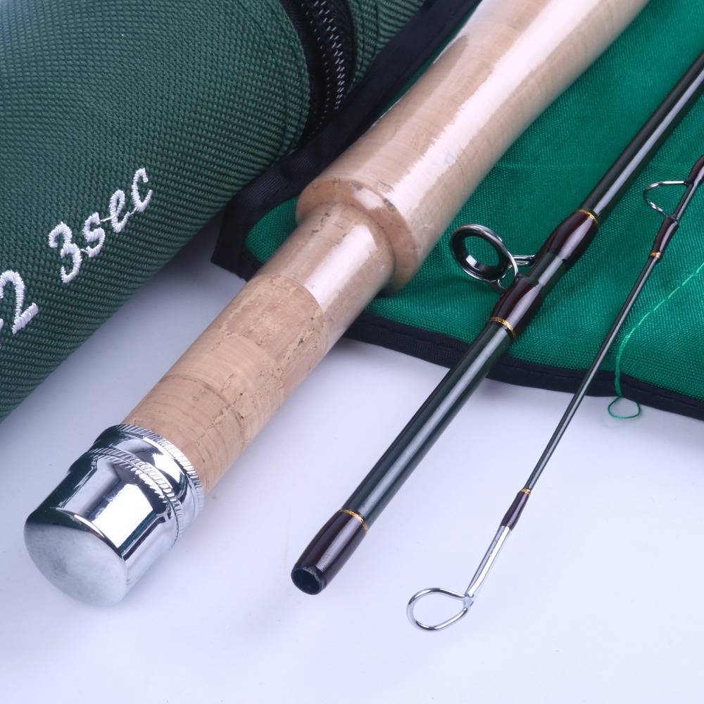 V light Fly Fishing Rod 6FT 2WT 3SEC Fast Action With Cordura Tube