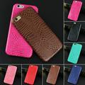 For iphone 7 6 6s Case Luxury Crocodile Snake Print Leather Case Back Cover for iphone