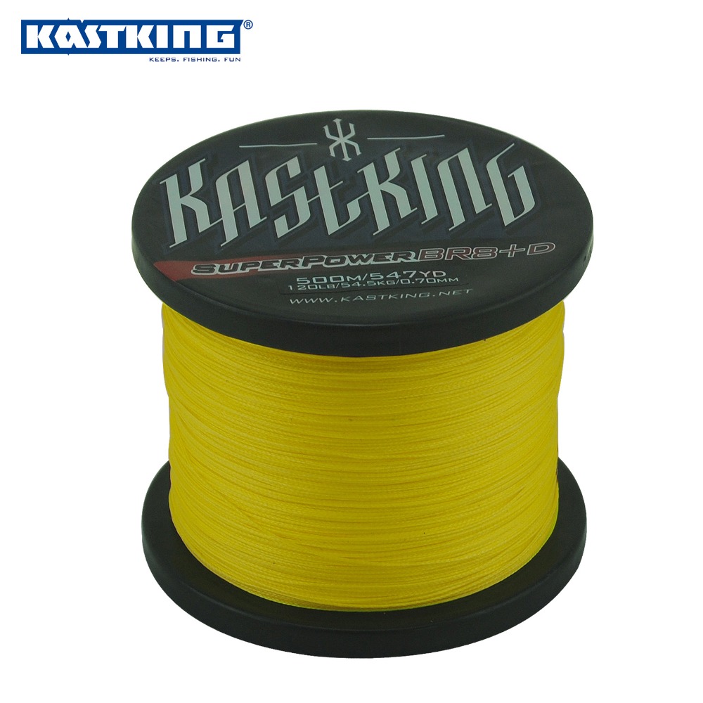 KastKing 8 strands 500m Super Strong 65LB 80LB 100LB 120LB 150LB PE Braided Fishing Line Fishing Tackles Good Sea Fishing Line