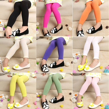 One pairs children girls candy color 40 Denier velvet kids girls dance tights stockings footless in opaque for spring and summer