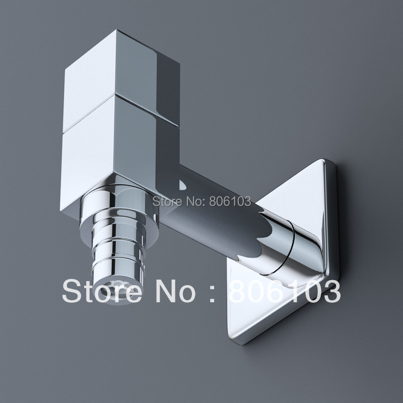 Bathroom Product Bathroom Accessory Brass Square Quick Opening Washing Machine Tap