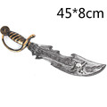 Halloween Costume Party Props New Plastic Sword Toy Pirates Sword Foam Sword Simulation Pirates Sword Toy