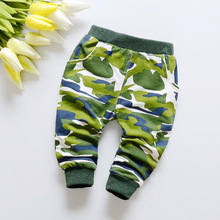 2016 new Hot selling spring military jungle camouflage pattern cotton baby pants 0-2 year baby boy pants Sports pants