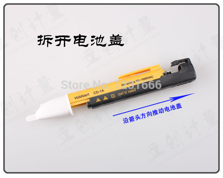 wholesale Non contact AC voltage detection Induction Electric Indicator Voltage Detector Pen Test Pencil Neon electroscope