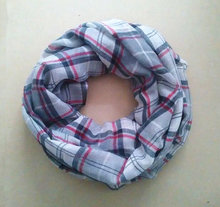 10pcs/lot 2015 New Fashion Brand Tartan British Red Blue Beige Coffee Plaid Checked Infinity Scarves Snood For Women/Ladies