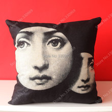 2015 Fornasetti Pillowcase Art Bedroom A Living Room Cushion Bedding Set Fashion Decorative Homepillow cover