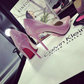 2017 Spring High Heel Pumps Shoes Sexy Thin Heel 10 CM Party Pumps