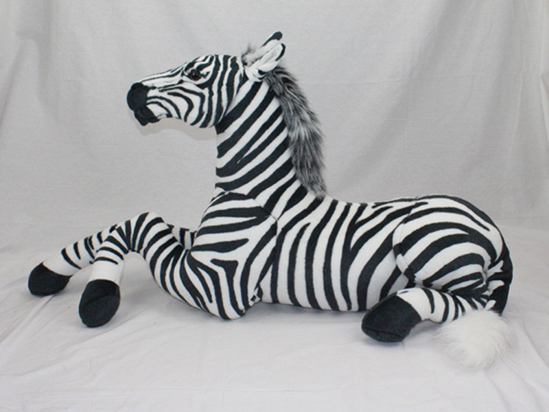 large stuffed zebra toy