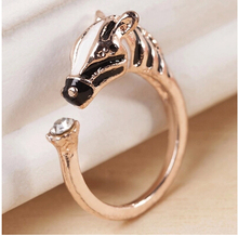 Fashion Horsehead Animal Rings for women horse jewelry free shipping R184