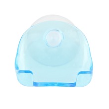 Delicate Shaver Holder Wall mounted Plastic Bathroom Shaver Razor Holder Cupula Shaver Caps Rack Blue