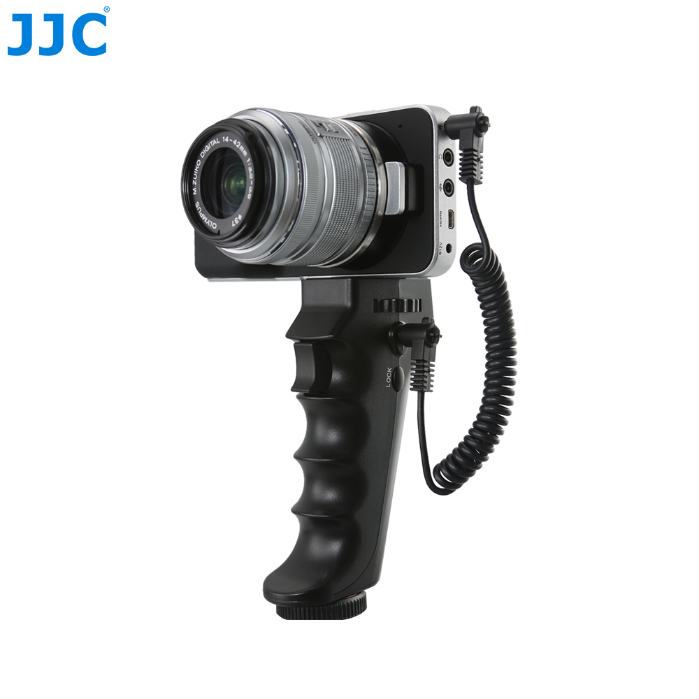 JJC Camera DV Handle Pistol Grip Shutter Release Stand for SONY