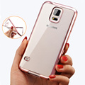 Phone Case For Samsung Galaxy S5 Ultra Thin Clear Plating Electroplating TPU Soft Mobile Phone Cases