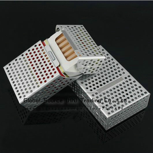 Retro tobacco box Metal Smoking case for men Vintage aluminium alloy for 20 Kingsize Cigarette Case