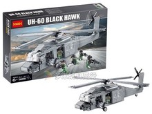 Decool 2114 Building Blocks Military UH-60 BLACK HAWK Plane Airplane Helicopter Bricks Blocks Children Toys Compatible With Lego