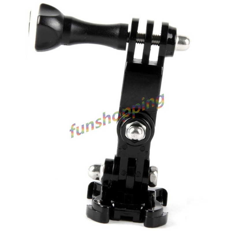 Black-3-way-Adjustment-Base-Mount-Pivot-Arm-Adapter-For-Chest-Strap-For-GoPro-Hero-4 (2)