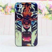 Horrible Tiger Animal Series Hard PC Case Cover For Apple i Phone iPhone 4 4S iPhone4