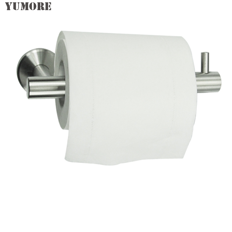 SUS304 Stainless Steel Wall Mount Bathroom Kitchen Tissue Holder Decorative Toilet Paper Holder