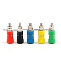 Hot Sale 20 Pcs Binding Post Speaker Terminal Cable For Banana Plug Length 33mm