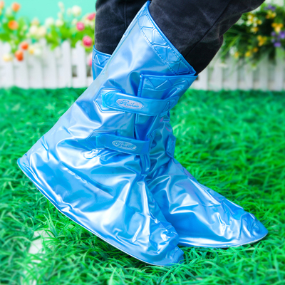 Shoes Cover Men and Women Waterproof Thick Rainproof Non slip Rubber Tube Riding Adjustable Shoe Cover