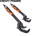 CRAZY POWER Multi function 2 Adjustable Wrenches Portable Quick Snap and Grip torque wrench Fast Faucet
