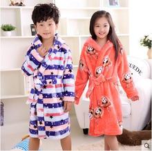 6 Styles Winter Spring Warm Kids Jumpsuits Children Cartoon Flannel Robes Colorful Animal Home Wear For Kids Birthday Gift
