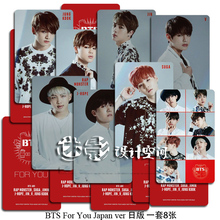 8pcs/lot 8.6*5.4cm Kpop BTS Bangtan Boys for you No More Dream danger photocards