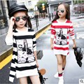 2016 spring and autumn Nova girl long sleeved shirt T shirt the little girl s clothes