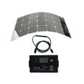 Promotion sunpower flexible solar panel 80W 12V 24V Aoto solar controller with USB power charge port