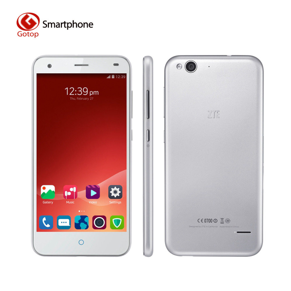 Original ZTE Blade S6 5 Inch 1280 720 Android 5 0 MSM8939 Octa Core LTE 4G