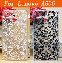 Stock Lenovo A606 Vintage Flower Painting Phone Case For Lenovo A 606 Hard Back Plastic phone shell bag case