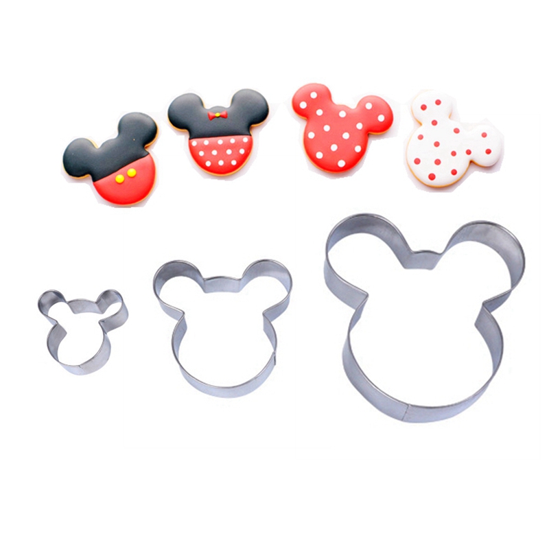 3pcs mouse cookie cutter fast shipping stainless steel cut 3pcs mouse cookie cutter fast shipping stainless steel cut