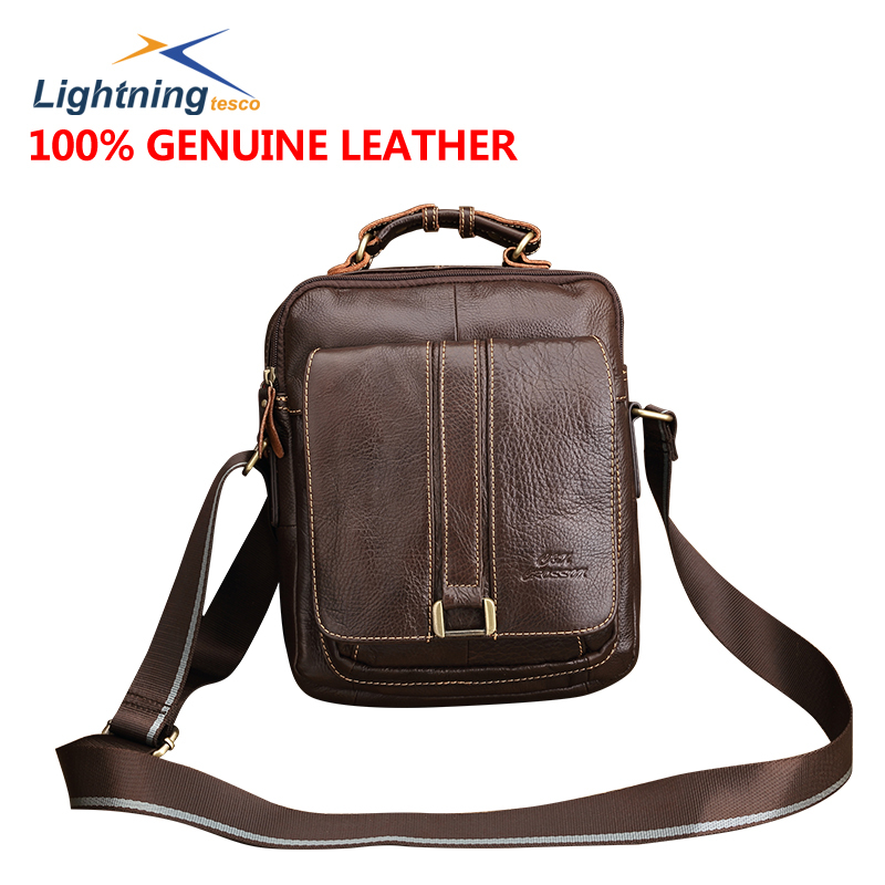 2015 Men s Casual Genuine Leather Bag Cowhide Men Crossbody Bags Designer Brand Messenger Bag Fashion