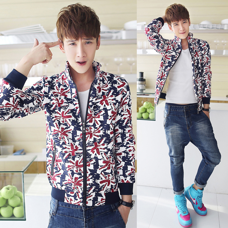 2015 Veste Homme Polo Man Jacket Formal Real Top Fasion Cotton Men Spring Word Flag Male