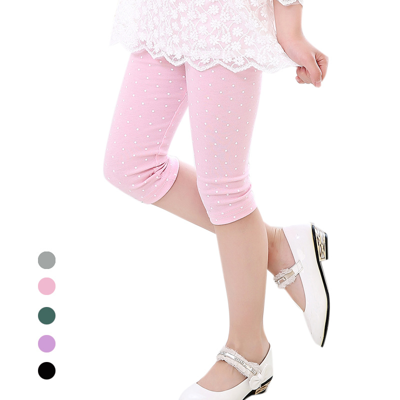 Hot summer 2015 kids new arrive 7th Candy dot girls leggings Toddler classic Leggings children trousers
