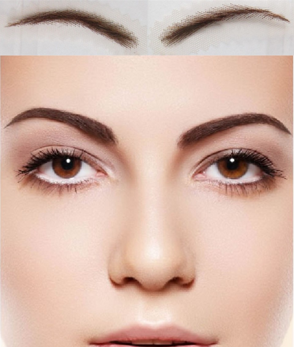 shipping free women s fake eyebrow hand made 100 human shipping free women s fake eyebrow hand made 100 human
